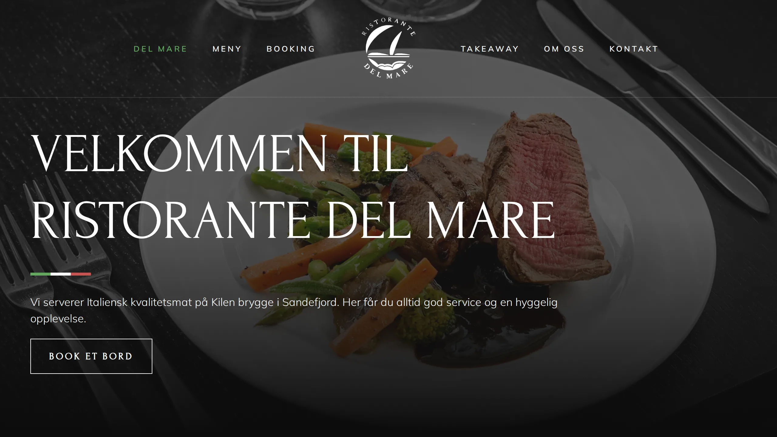 Forsiden på delmare.no