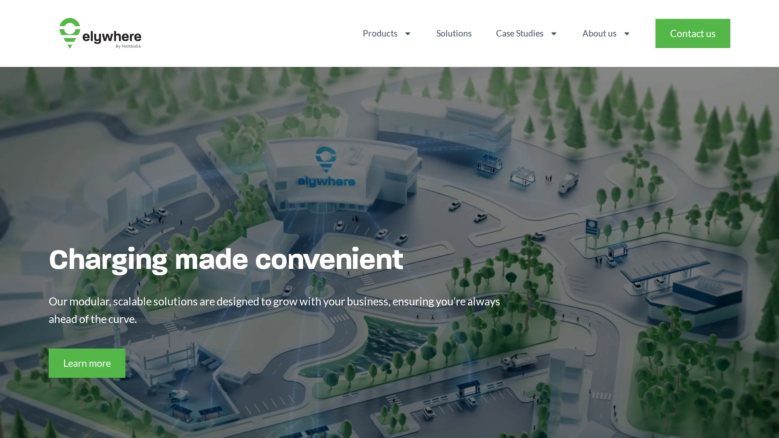 Forsiden på elywhere.com