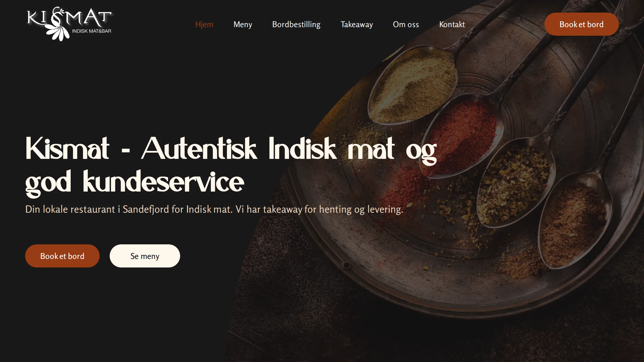 Forsiden på kismat.no