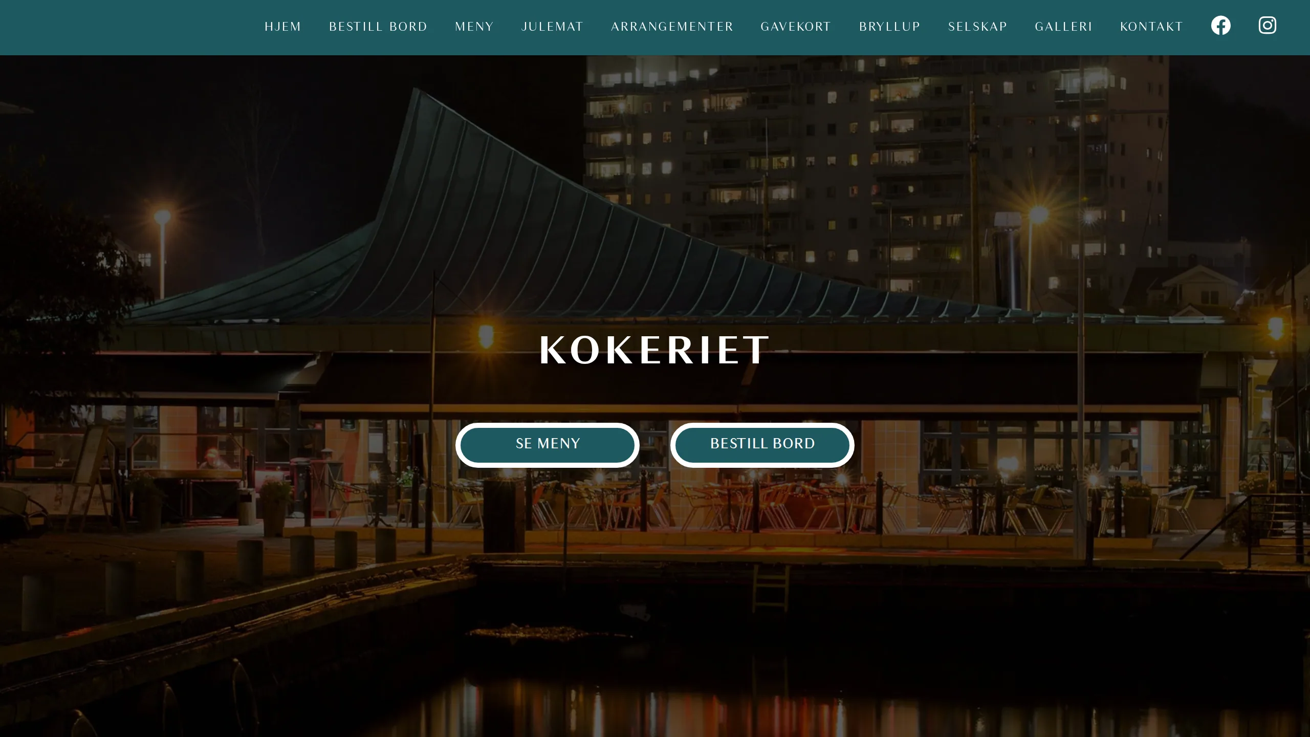 Forsiden på kokeriet.no